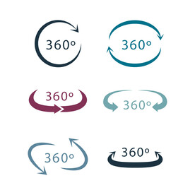 360度标签