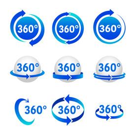 360度标签