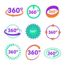 360度标签