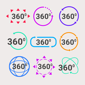 360度标签