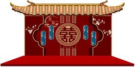 结婚喜宴舞台背景