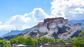 布达拉宫广场图片