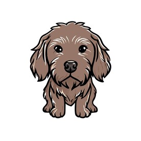 卡通狗插图