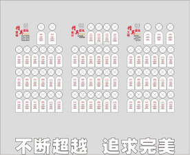 公司形象墙 员工介绍