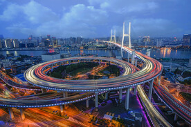 城市建筑夜景图片
