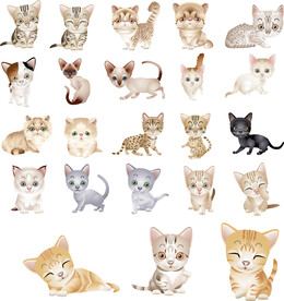 矢量猫图标素材