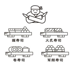 寿司矢量