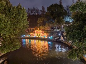 白鹭洲公园夜景灯展