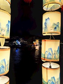白鹭洲公园夜景灯展