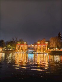 白鹭洲公园夜景灯展