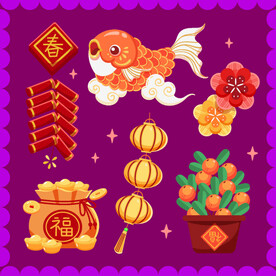 春节传统元素