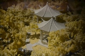 中式建筑模型