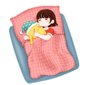 女孩睡觉