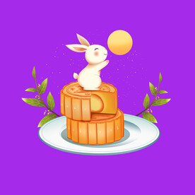 中秋月饼素材 