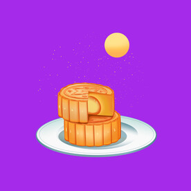 中秋月饼素材