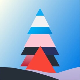 极简风格圣诞树