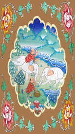  藏式柜子图案