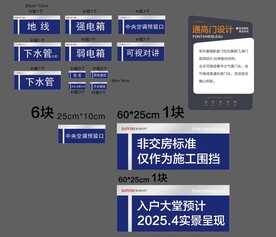 样板间标识