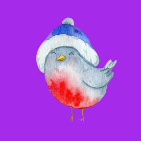 手绘小鸟鸟类 