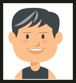 手绘男人男孩