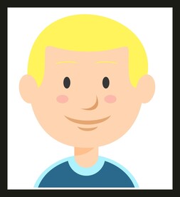 手绘男人男孩
