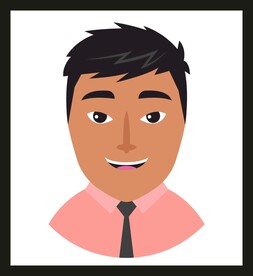 手绘男人男孩