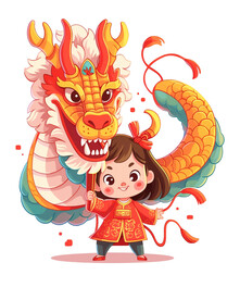 龙年贴画