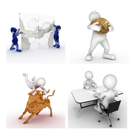 3D小人高清办公图片素材