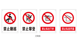 禁止标识牌