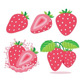 矢量草莓