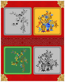 古典花边图案