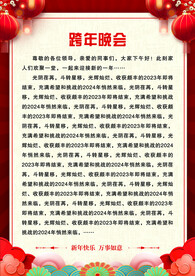跨年海报