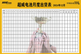 超威电池月度出货表