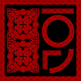 中式花纹图片