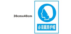 必须戴防护帽