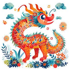 龙年元素免扣素材