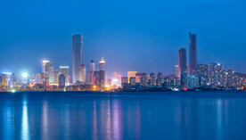 城市建筑夜景图片