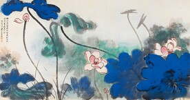 国画荷花