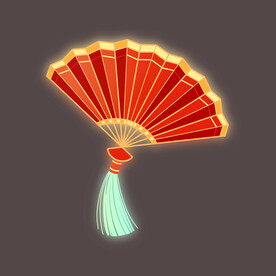 扇子免抠元素