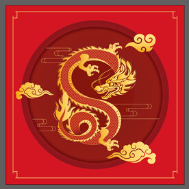 龙年喜庆中国龙