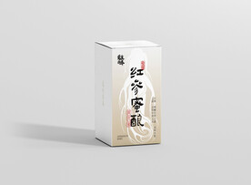 蜂蜜包装设计平面图