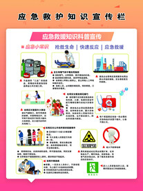 卫生  健康  急救 宣传栏