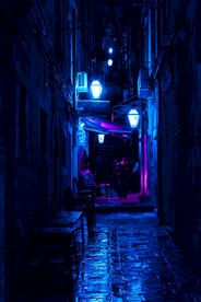 深夜小巷
