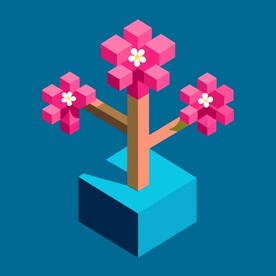 3D桃花