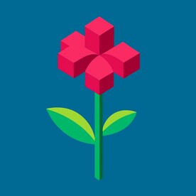 3D芙蓉花