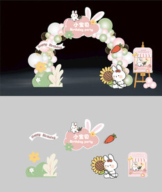 生日背景板