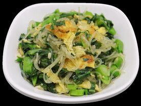 菜心炒粉丝