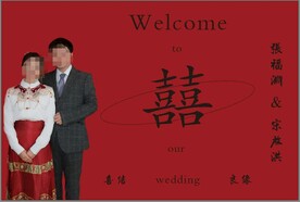 婚礼迎宾海报
