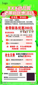 幼儿园展架