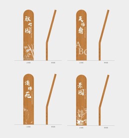 校园景区标识标牌